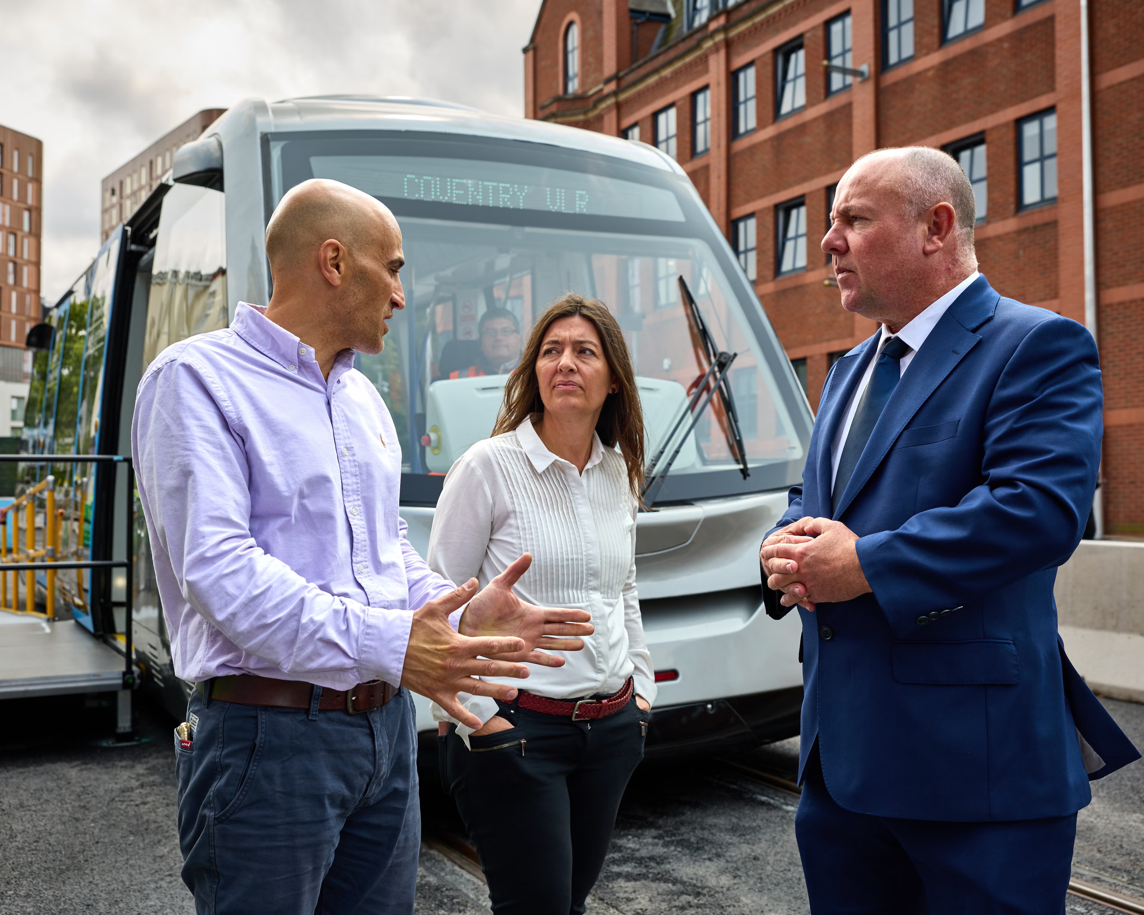 Tram consultation in Coventry.