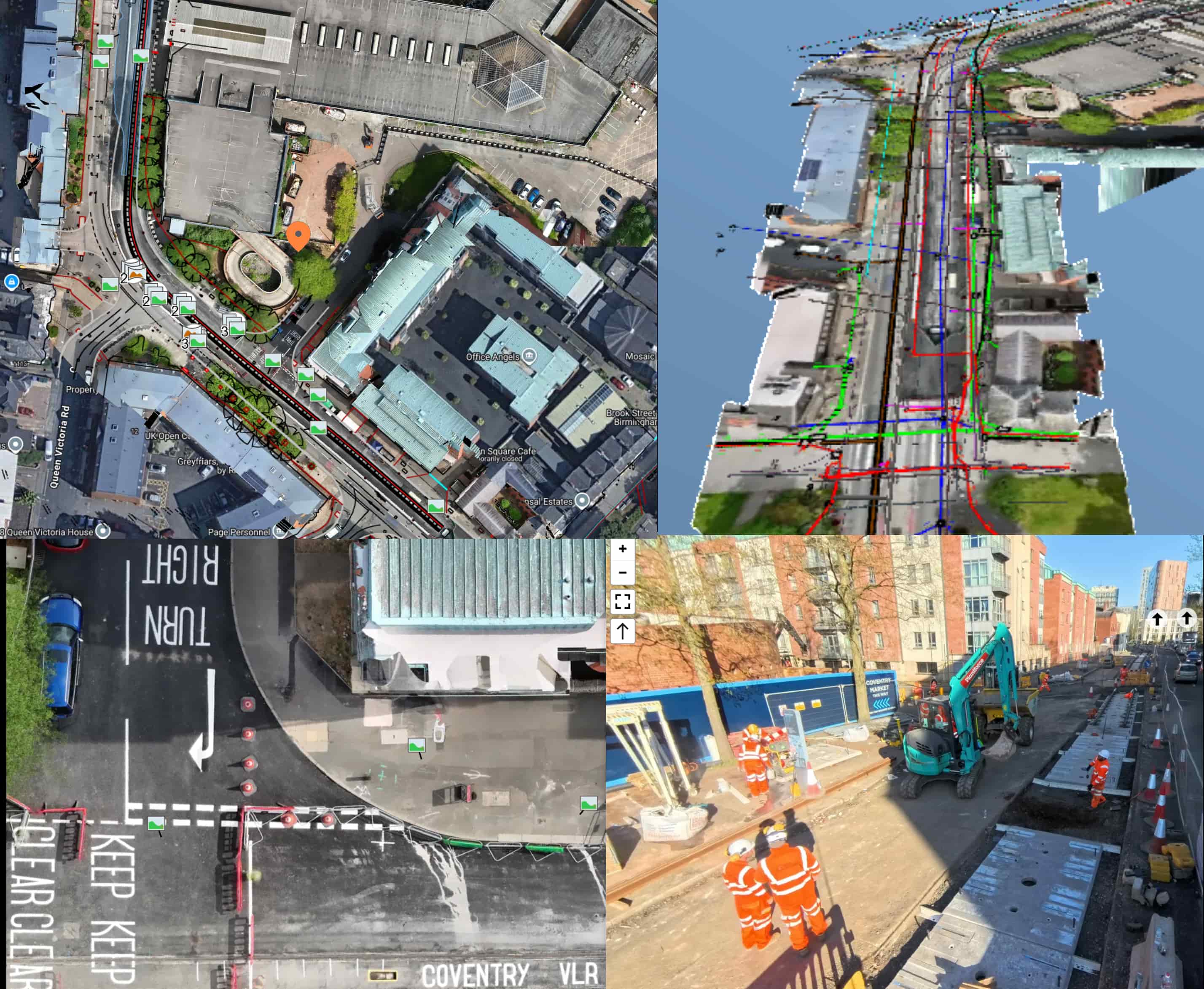 From design to construction, Infrakit's intuitive map-based interface with rich data enhances situational awareness throughout project's lifecycle.
