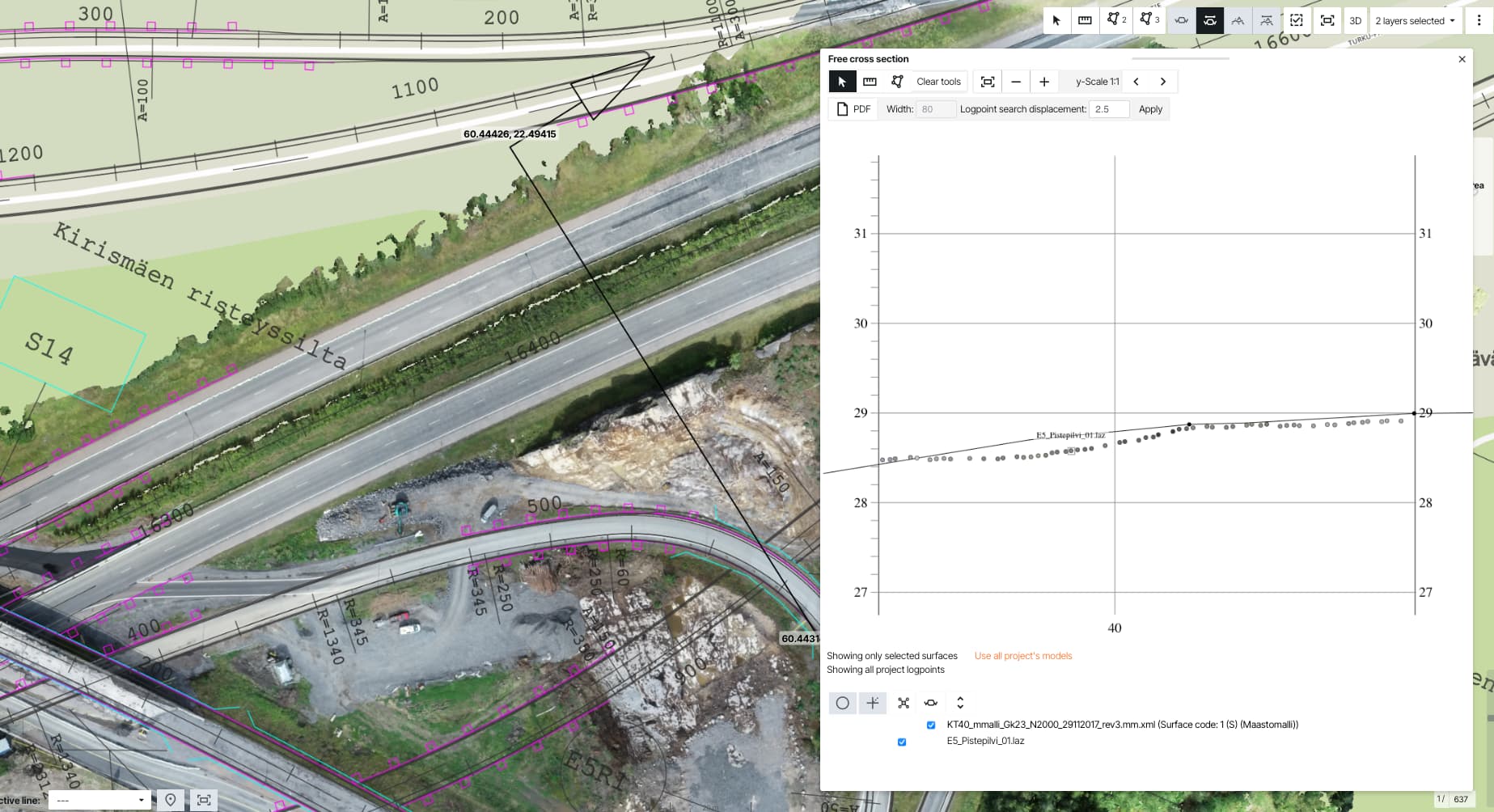 cross section infrakit improvements